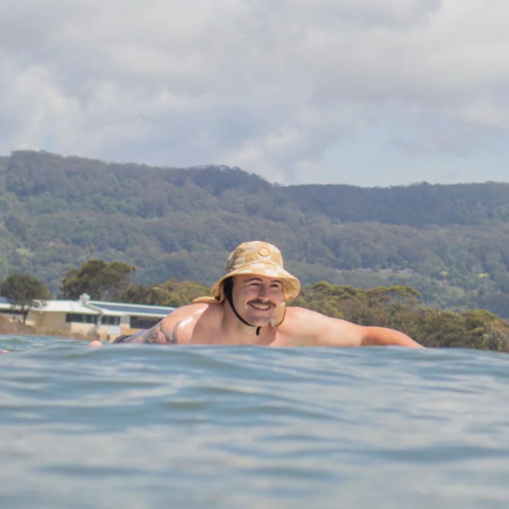 Plow Surf Co Beach Beige Checkers Surf Bucket