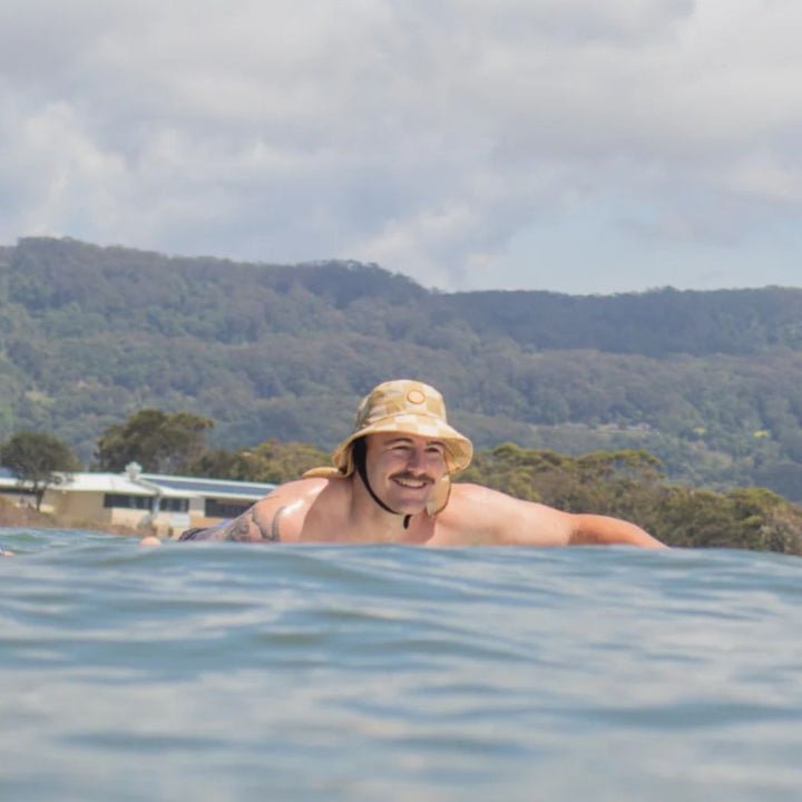 Plow Surf Co Beach Beige Checkers Surf Bucket