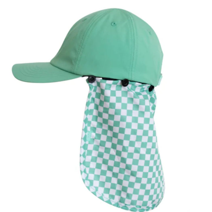 Plow Surf Co Mint Check Surf Cap