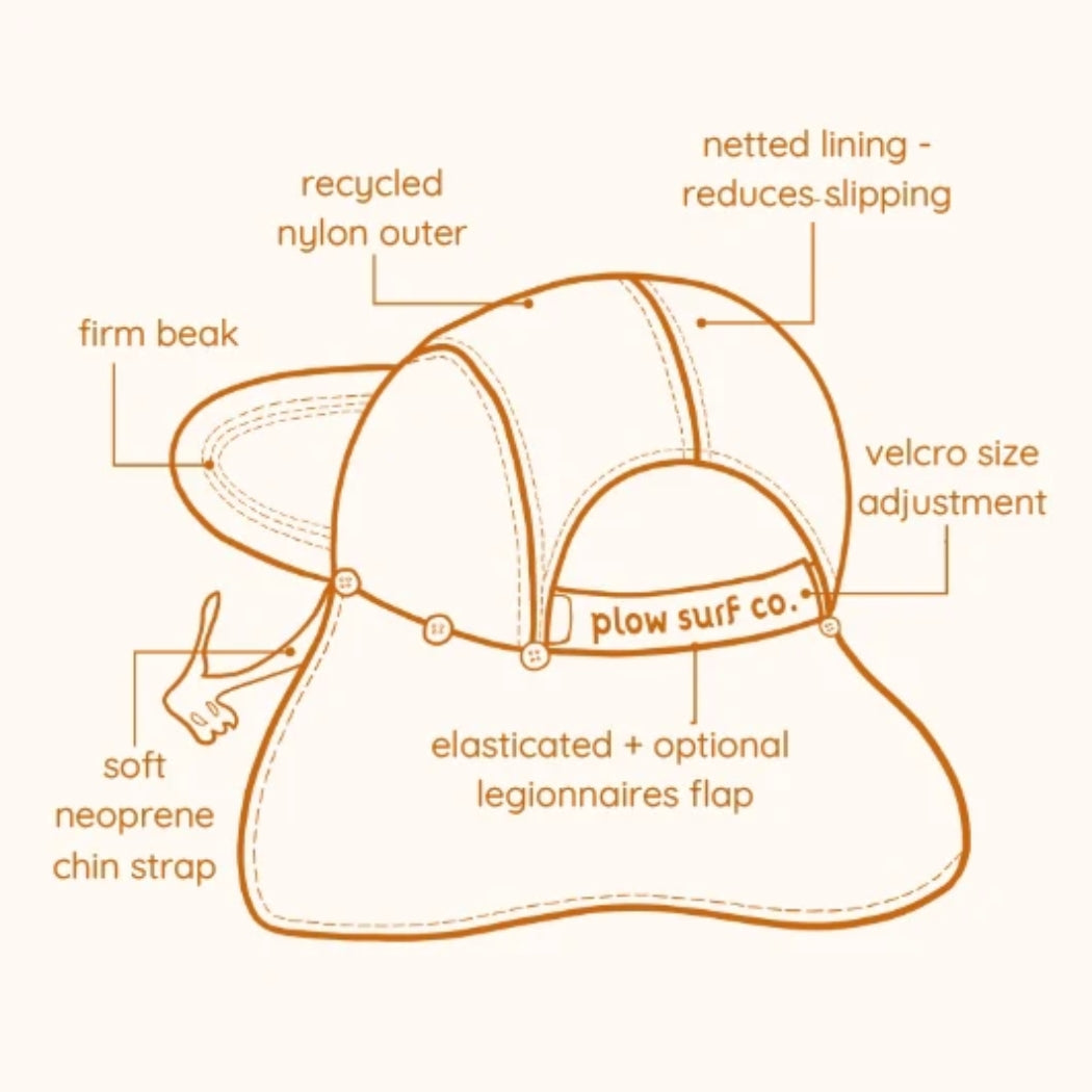 Plow Surf Co Mint Check Surf Cap