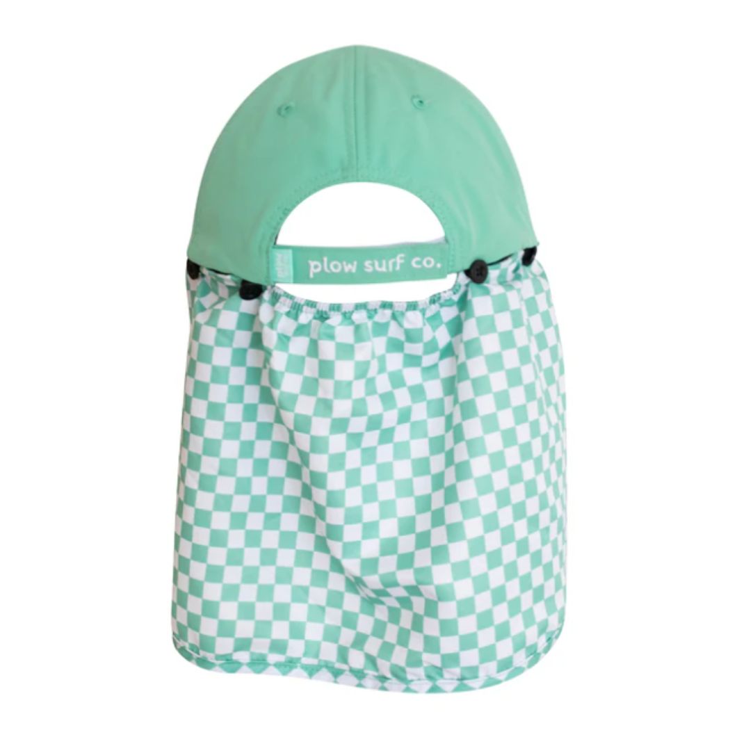Plow Surf Co Mint Check Surf Cap