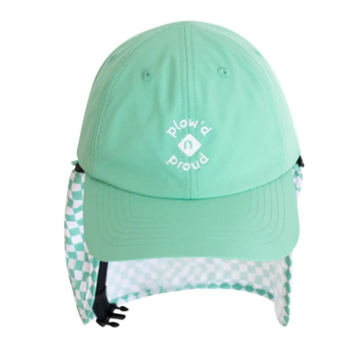 Plow Surf Co Mint Check Surf Cap