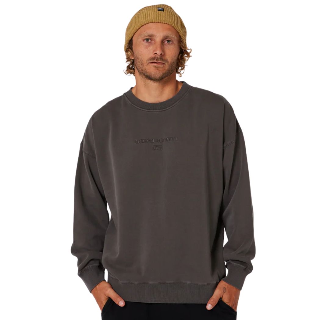 Ocean and Earth Priority Slouch Crew Big Mens