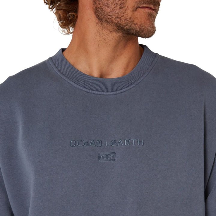 Ocean and Earth Priority Slouch Crew Big Mens