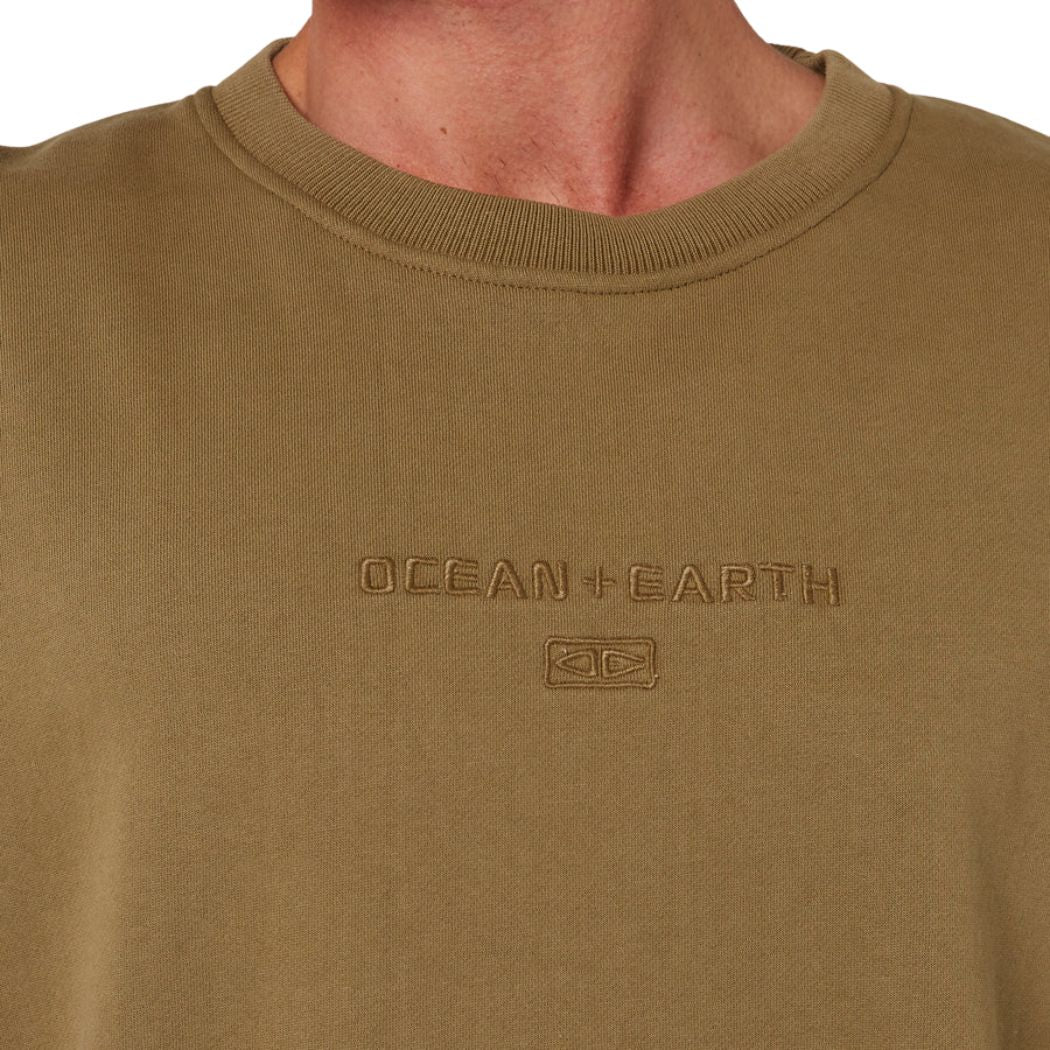 Ocean and Earth Priority Slouch Crew Big Mens