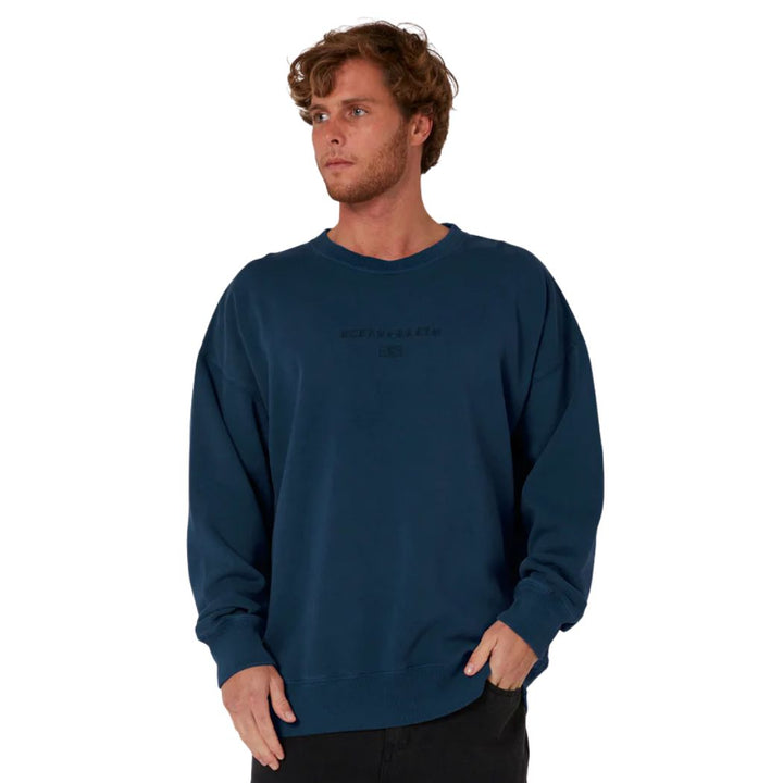 Ocean and Earth Priority Slouch Crew Big Mens