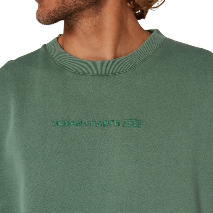 Ocean and Earth Priority Slouch Crew Big Mens