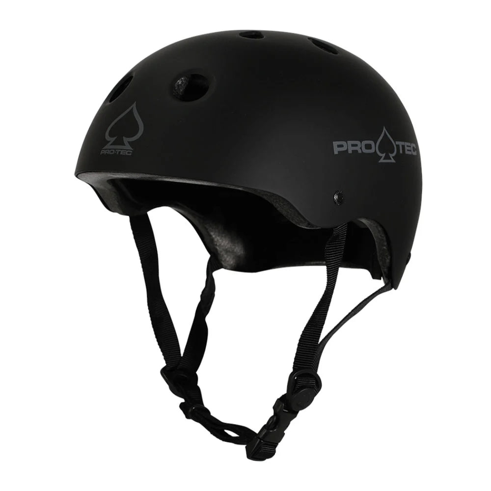 Pro-Tec Classic Certified Matte Black Skate Helmet