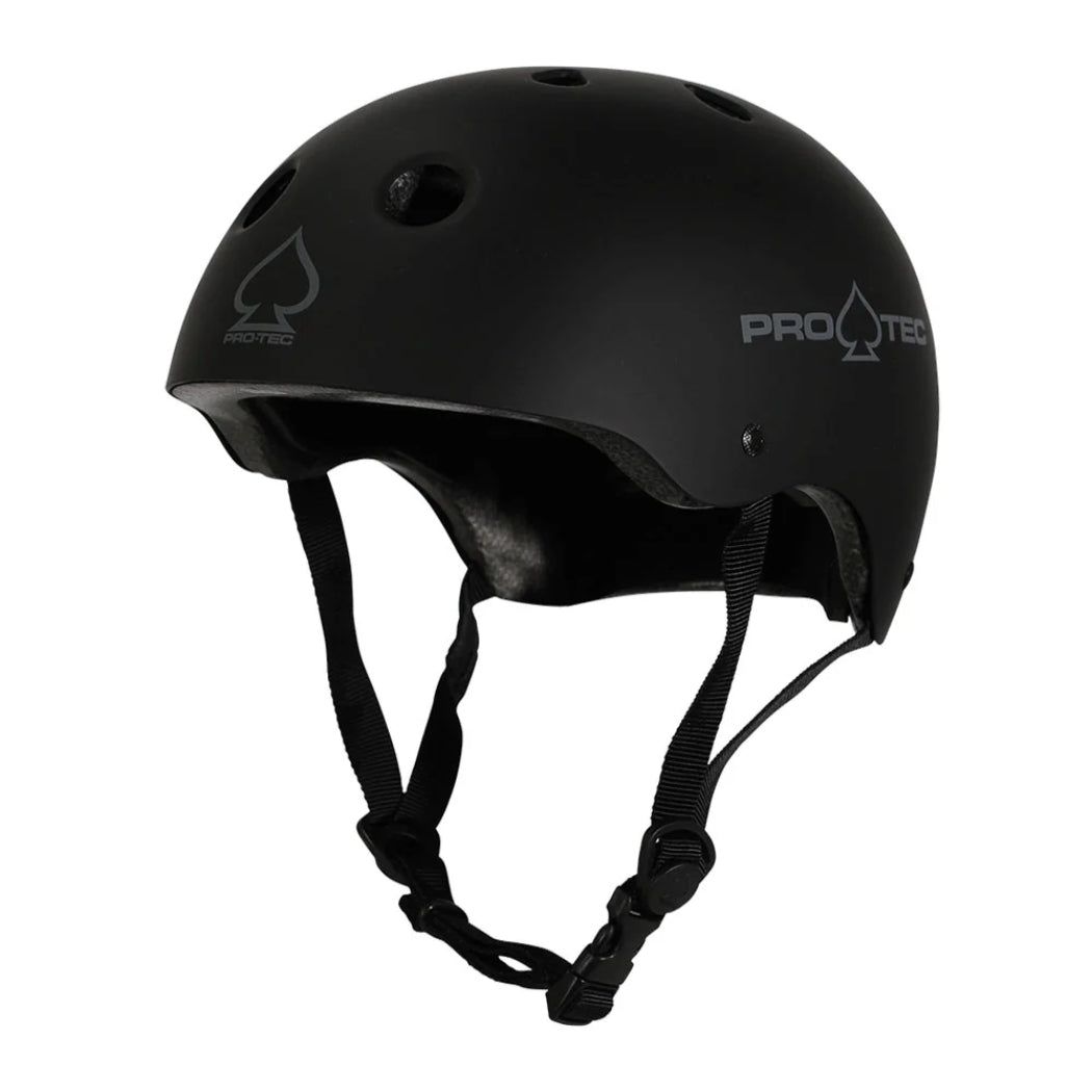 Pro-Tec Classic Certified Matte Black Skate Helmet