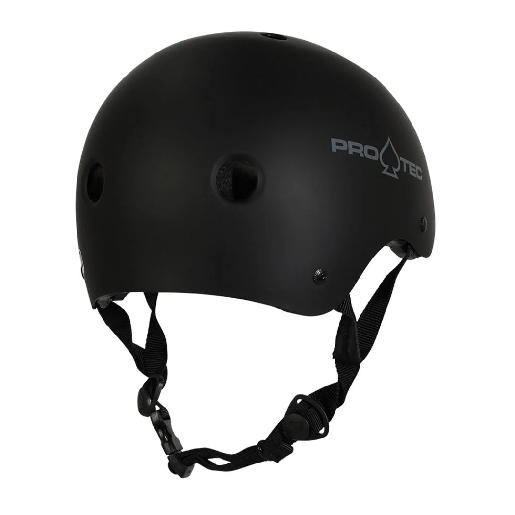 Pro-Tec Classic Certified Matte Black Skate Helmet