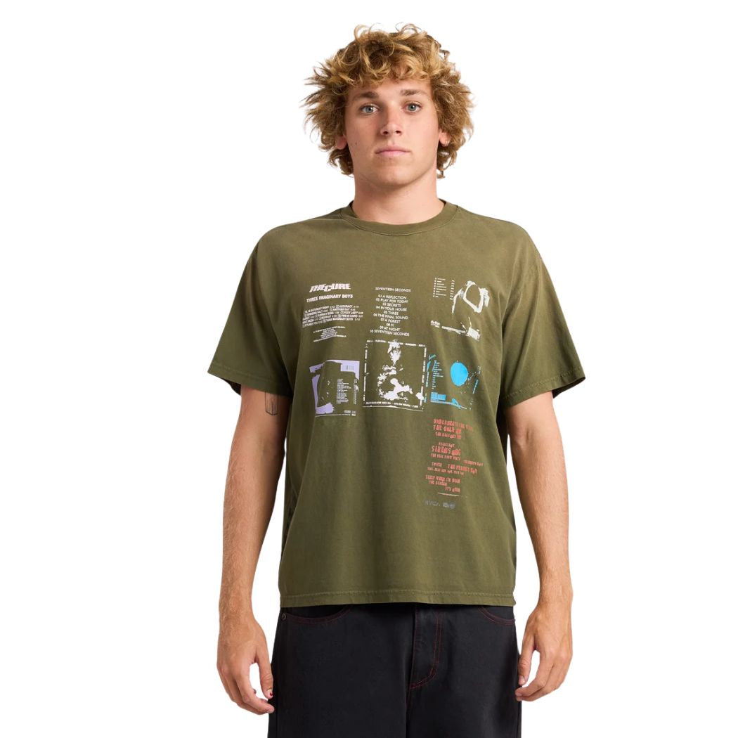 RVCA Back Cover 50 Year Tee Fatigue