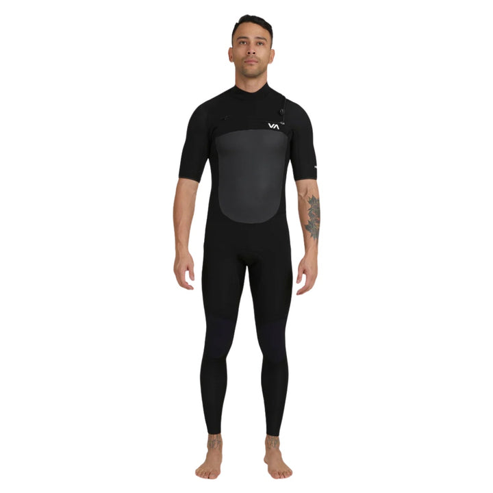 RVCA Balance 2mm Chest Zip Short Arm Steamer
