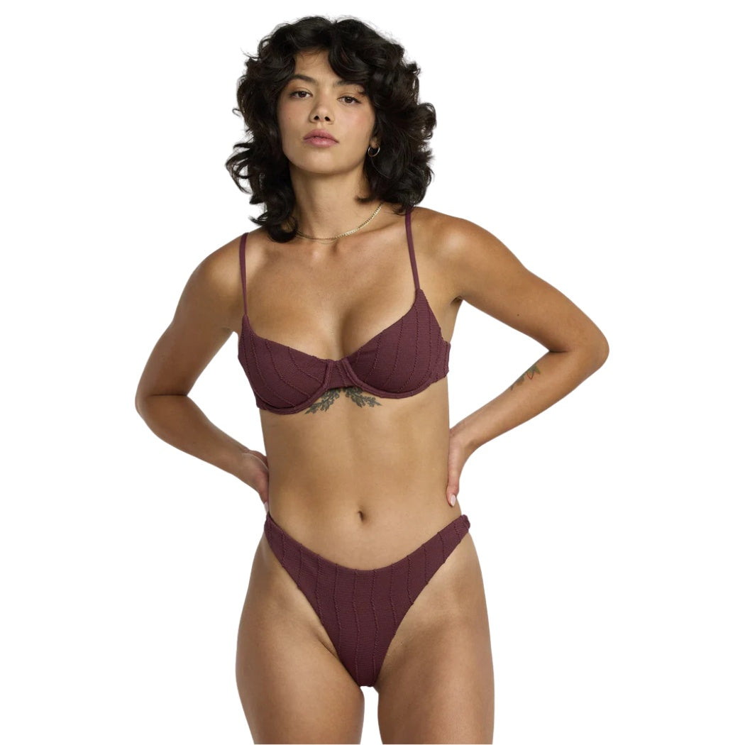 RVCA Chevy Grooves 90s Underwire Redwood