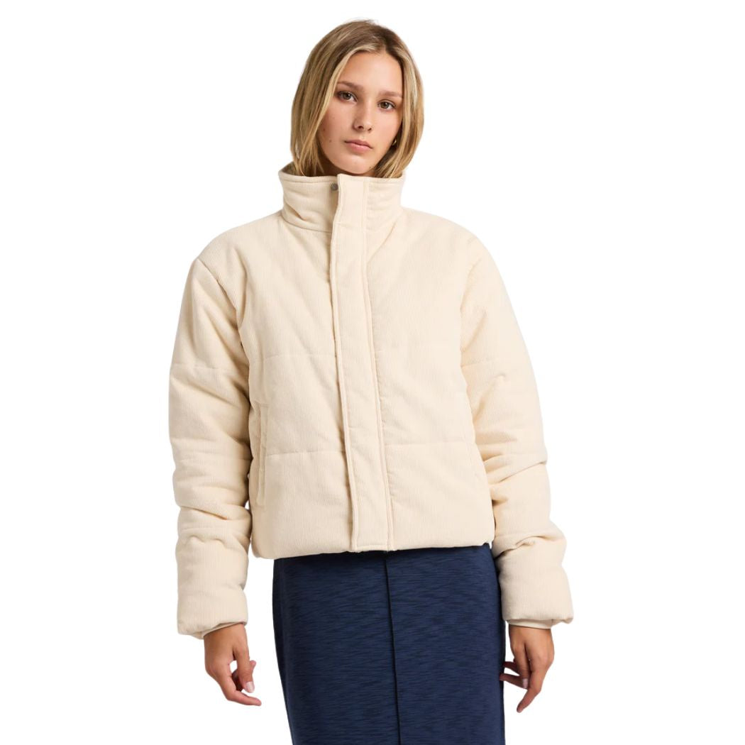 RVCA Eezeh Puffer Jacket Natural