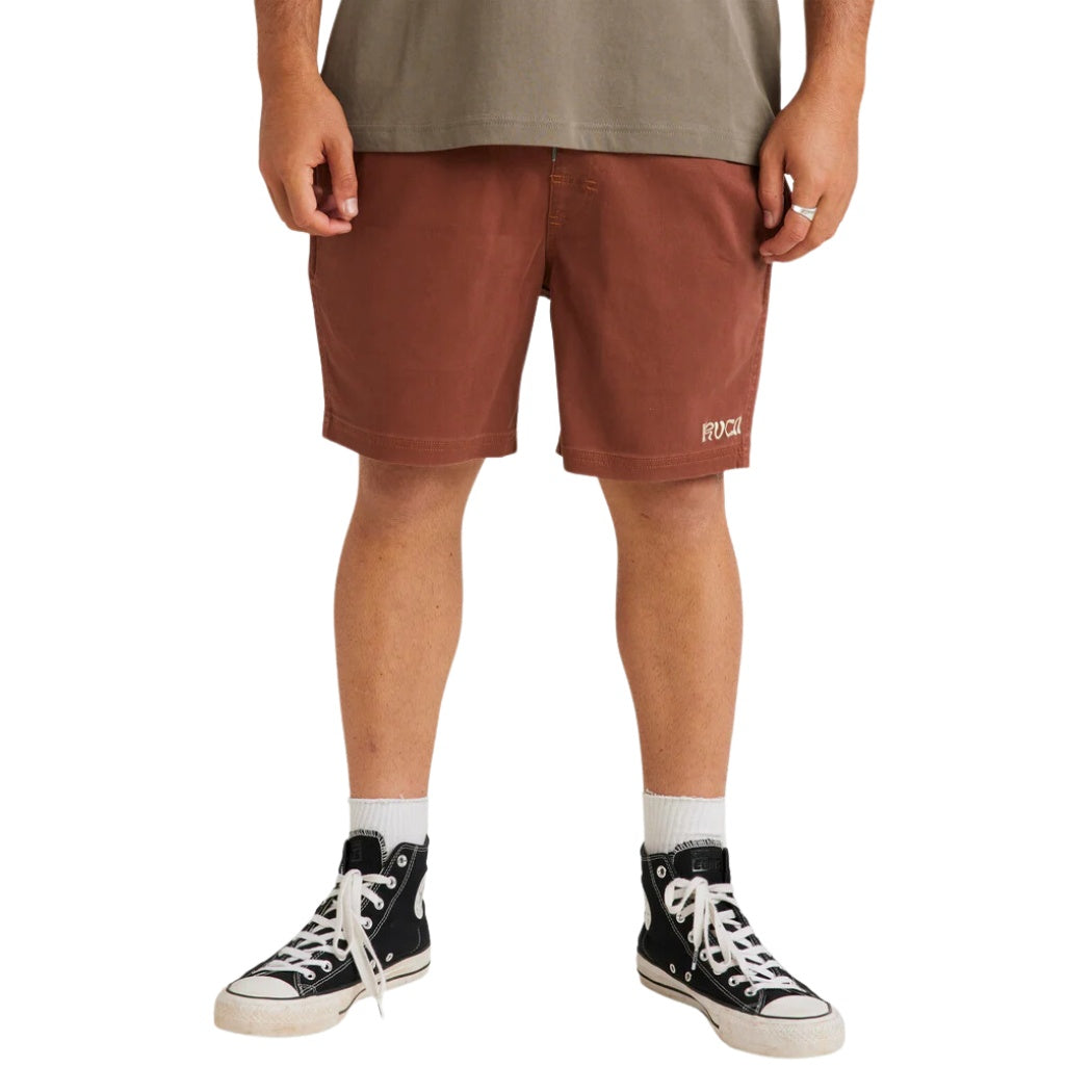 RVCA Escape Elastic Exotica Shorts Hazelnut 