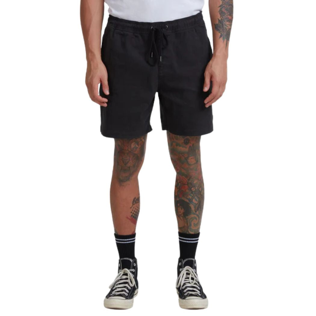 RVCA Escape Elastic Short Black