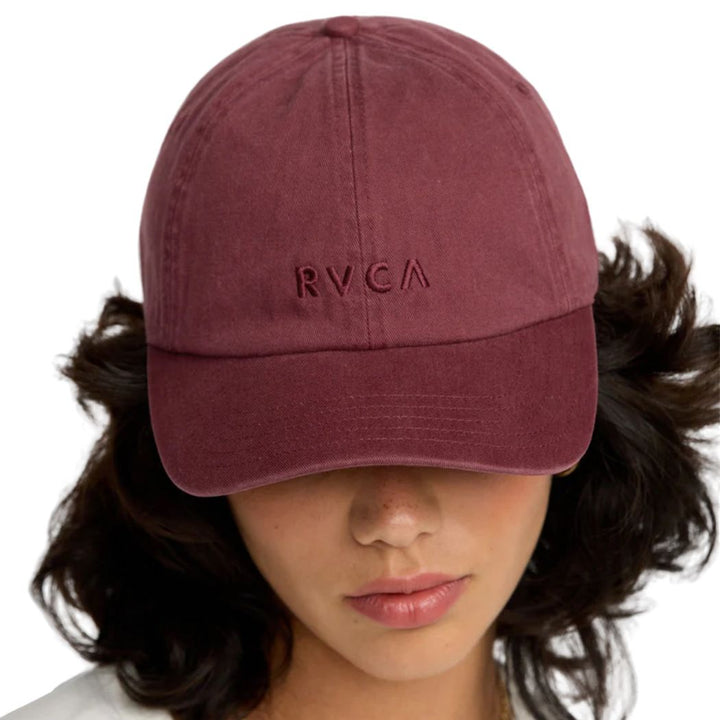 RVCA Forever Dad Cap Burnt Red