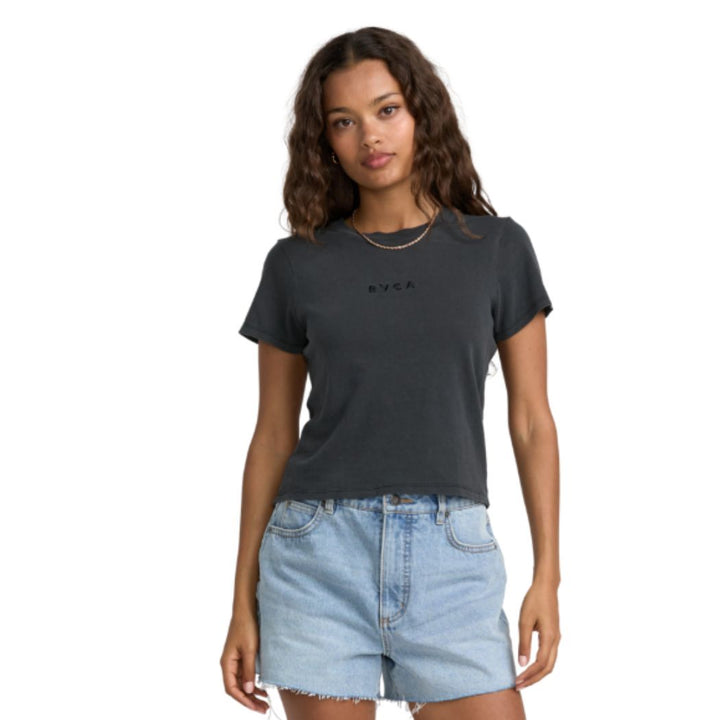 RVCA Forever Tee Washed Black