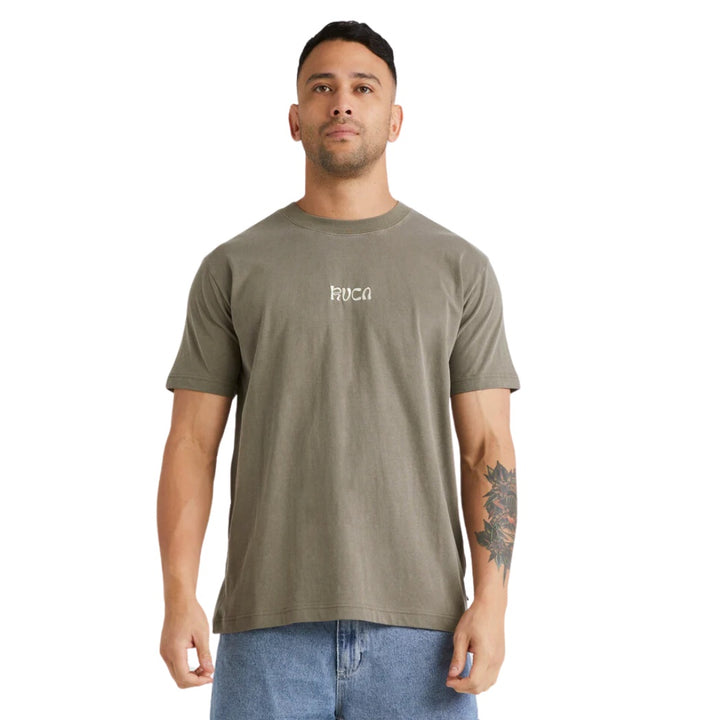 RVCA Fronds Tee Mushroom