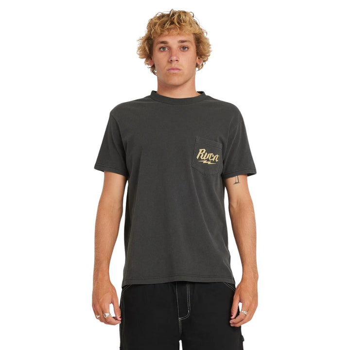 RVCA Shock Pocket Tee Black
