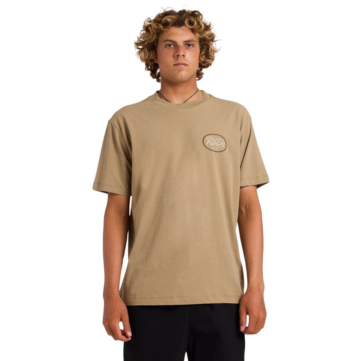 RVCA Standard Script Tee Coyote