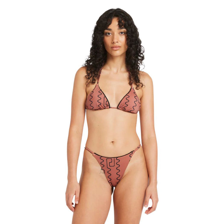 RVCA Thought Pattern Ultra Skimpy Pant Mahogany