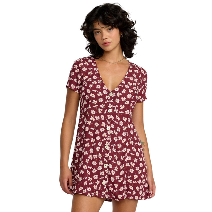 RVCA Understated Dress Cranberry