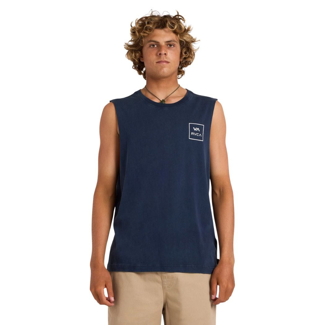 RVCA VA All The Ways Muscle Navy Marine