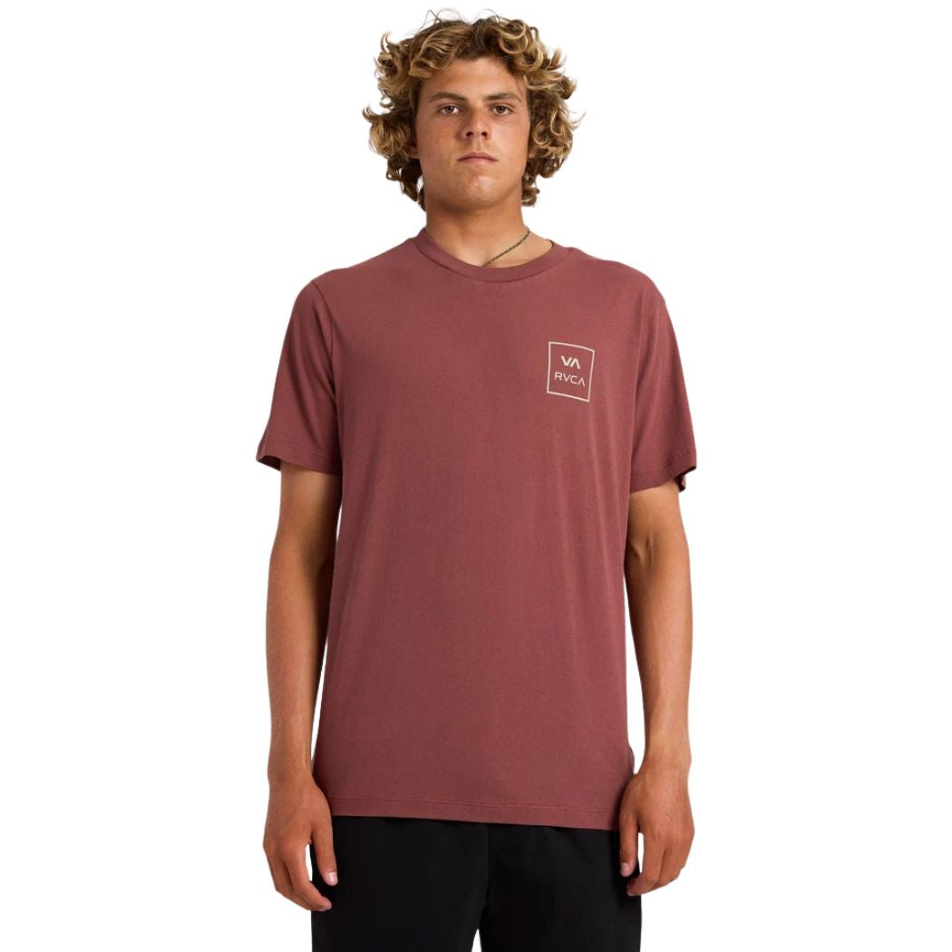 RVCA VA All The Ways Tee Red Earth