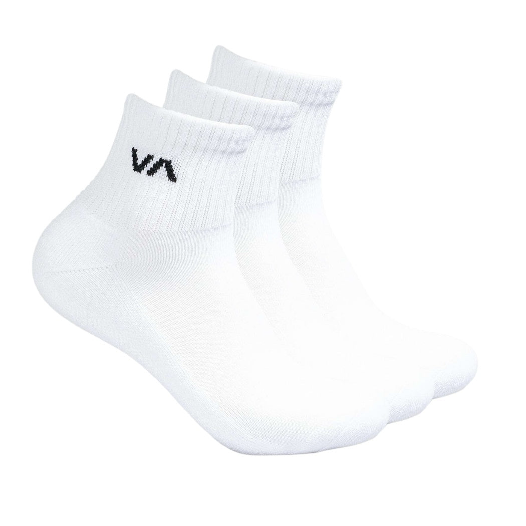 RVCA VA Mini Crew Sock White