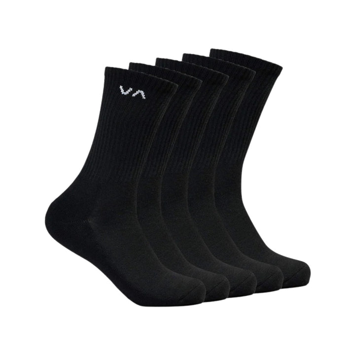 RVCA VA Sport Sock 5 Pack Black