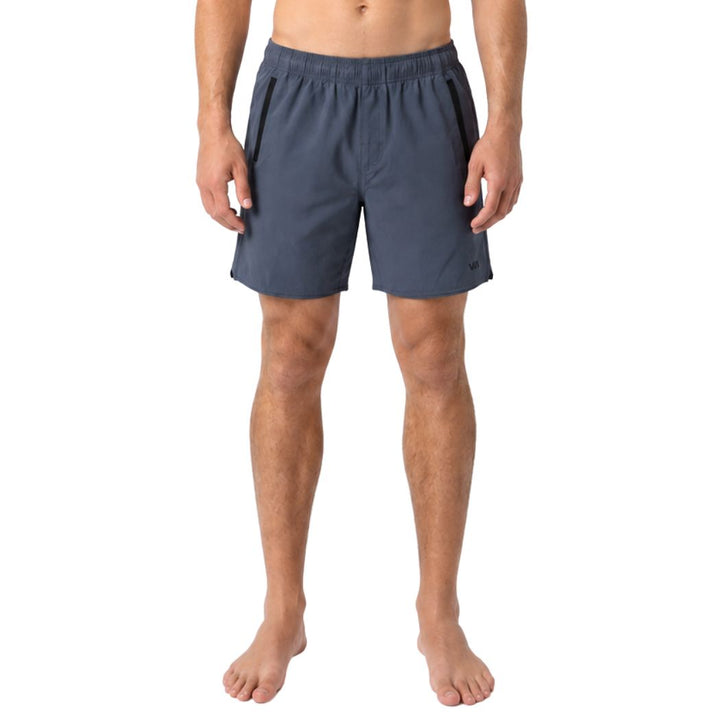 RVCA Yogger Stretch 17 Walkshort Washed Blue