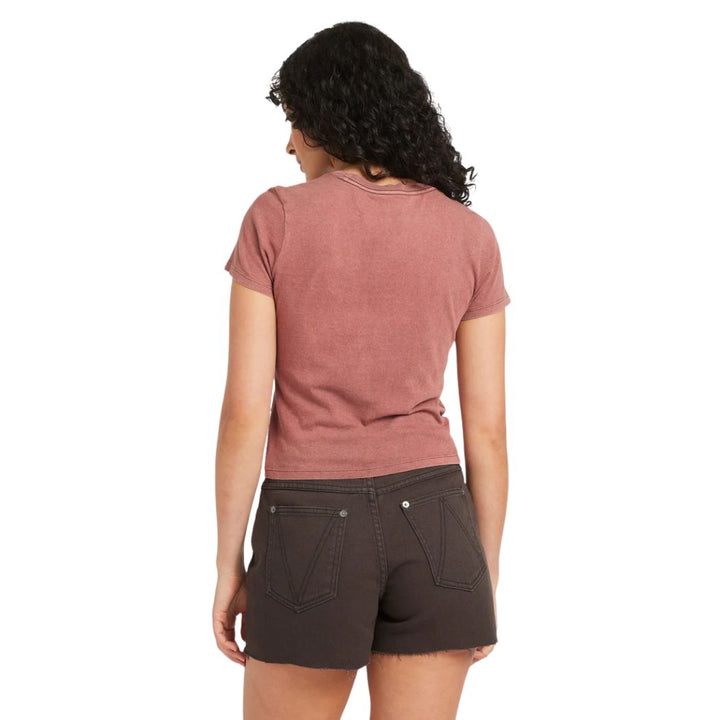 RVCA 411 Tee Mahogany