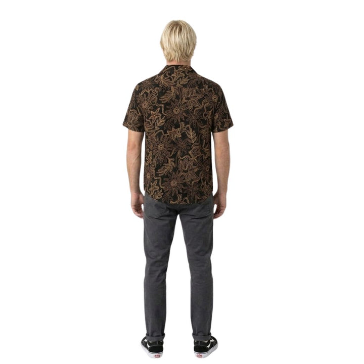 RVCA After Hours Short Sleeve Shirt Black 
