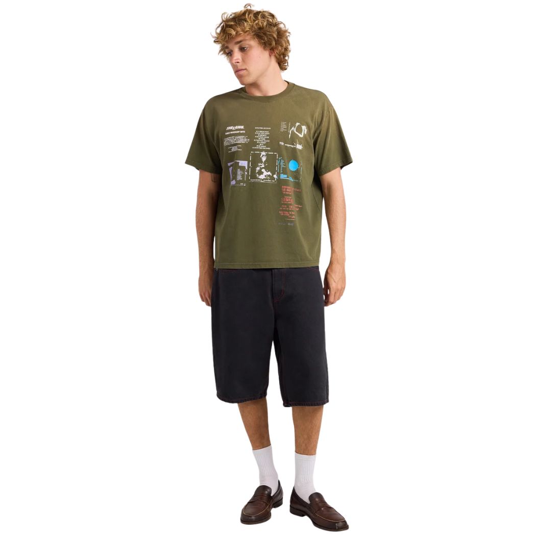 RVCA Back Cover 50 Year Tee Fatigue