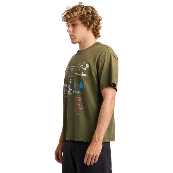 RVCA Back Cover 50 Year Tee Fatigue