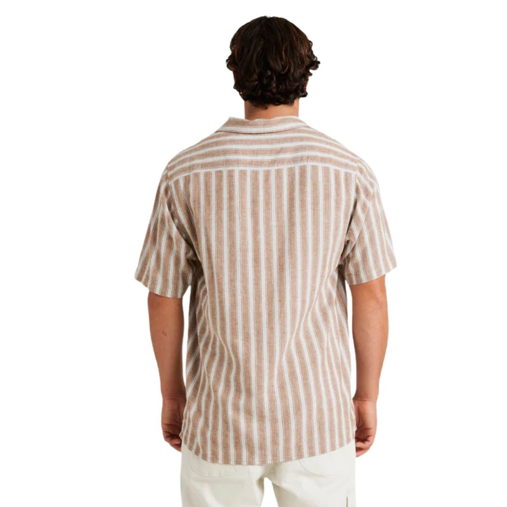 RVCA Beat Stripe Vintage Shirt Ermine