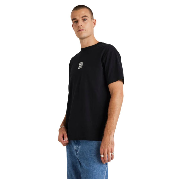 RVCA Blocked Short Sleeve Tee Black