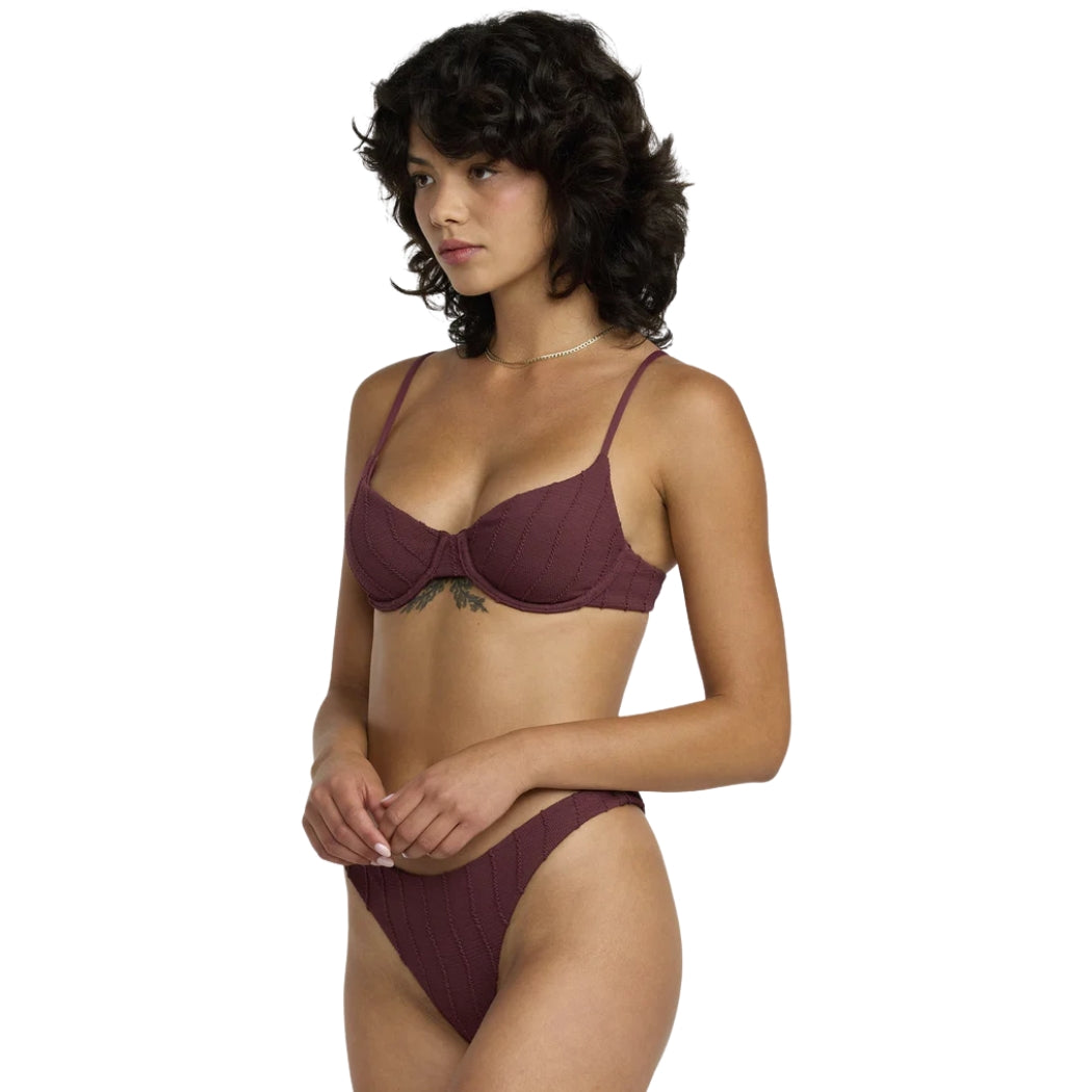 RVCA Chevy Grooves 90s Underwire Redwood