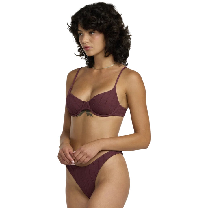 RVCA Chevy Grooves 90s Underwire Redwood