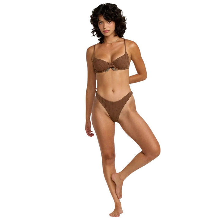 RVCA Chevy Grooves 90s Underwire Top Chocolate