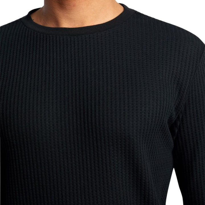 RVCA Dayshift Thermal Long Sleeve Tee Black