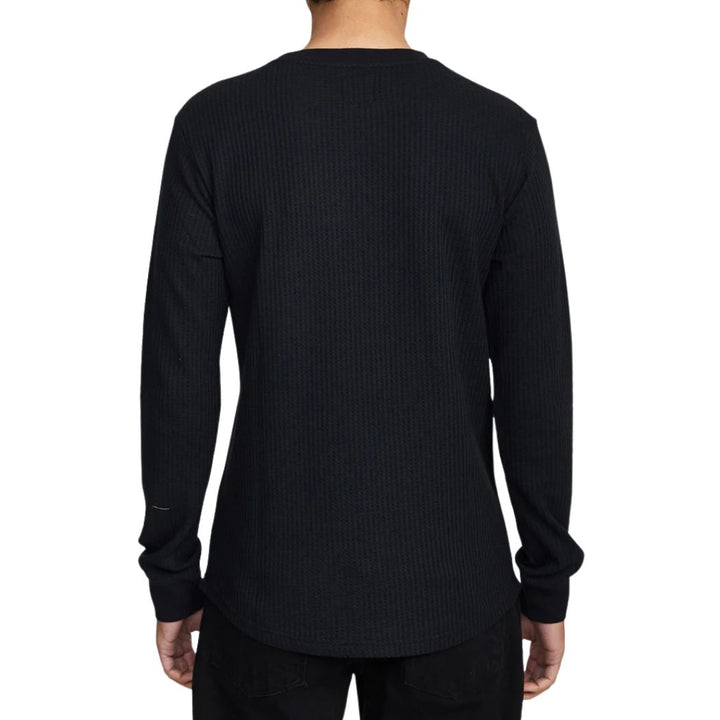 RVCA Dayshift Thermal Long Sleeve Tee Black