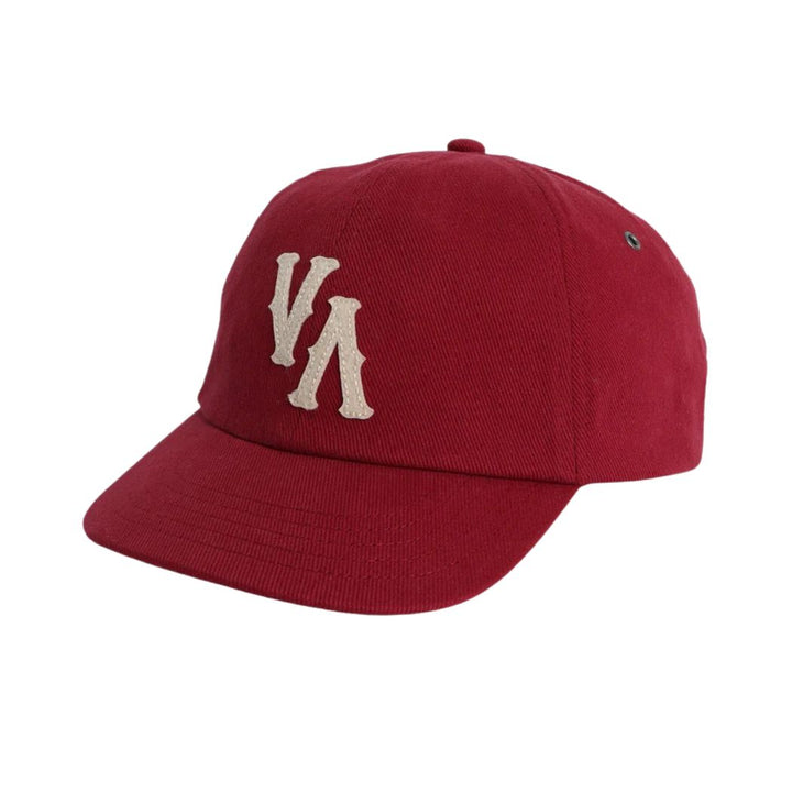 RVCA Dugout Dad Hat Ruby Red