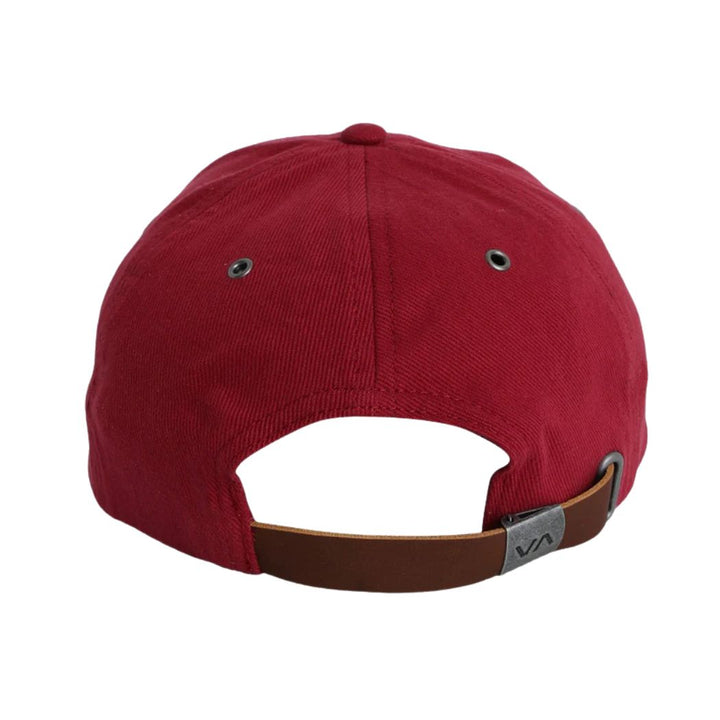 RVCA Dugout Dad Hat Ruby Red
