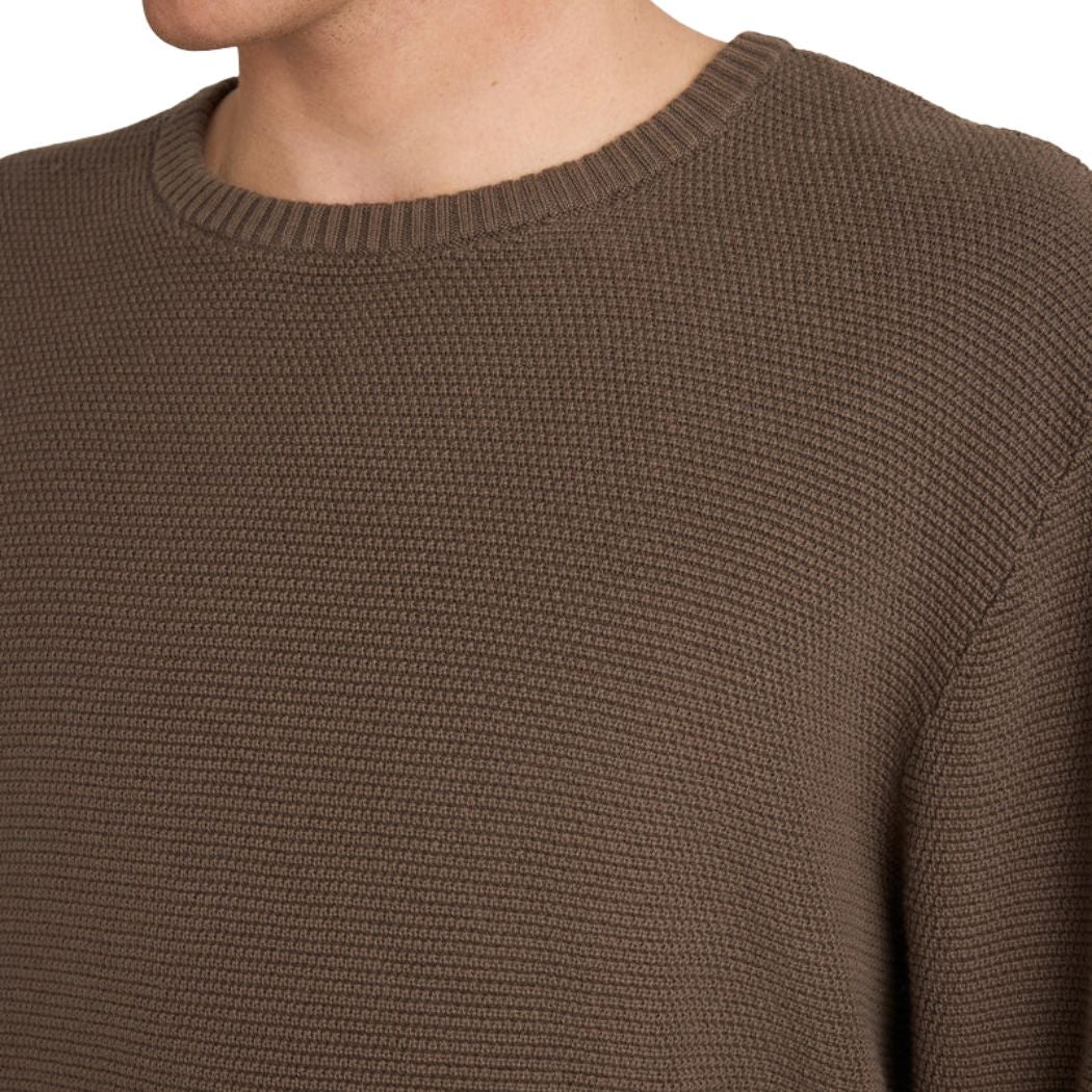 RVCA Duke Crew Knit Mocha