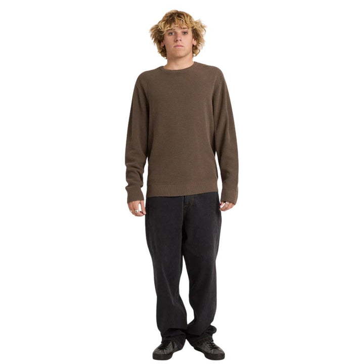 RVCA Duke Crew Knit Mocha