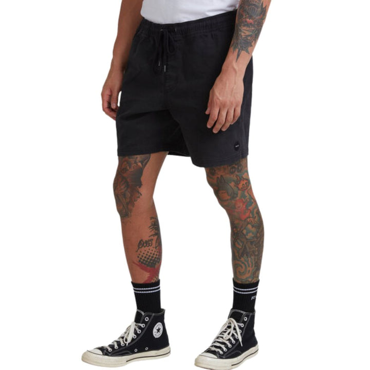 RVCA Escape Elastic Short Black