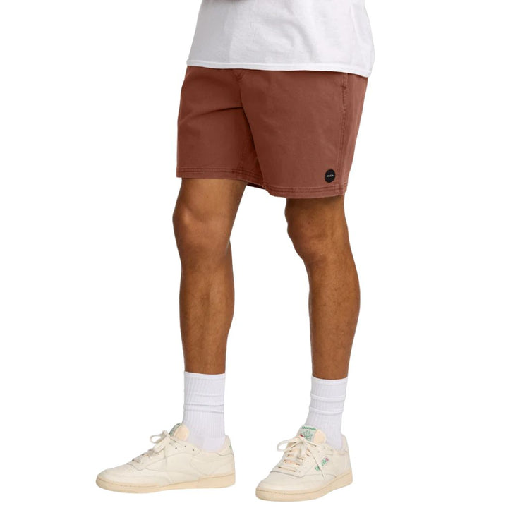 RVCA Escape Elastic Short Red Earth