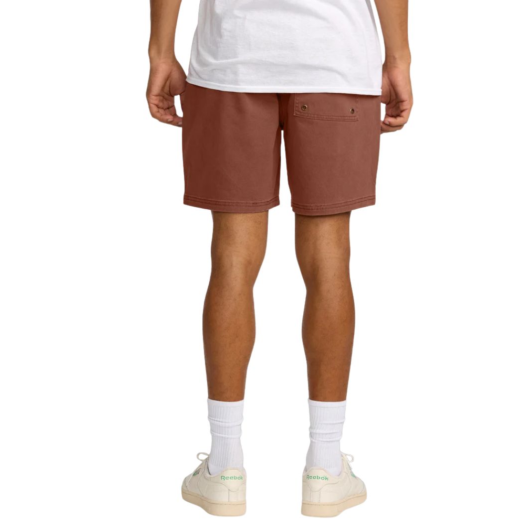 RVCA Escape Elastic Short Red Earth